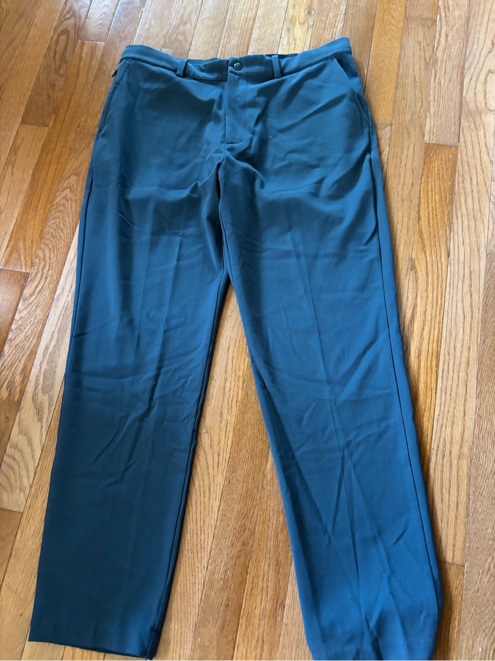 Quince Men's Teal Dress Pants - Slim Straight